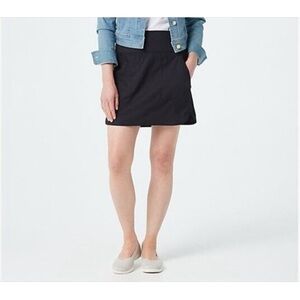 NWOT ZUDA Cityscape Skort Z-Eco black with attached shorts size 1XP
